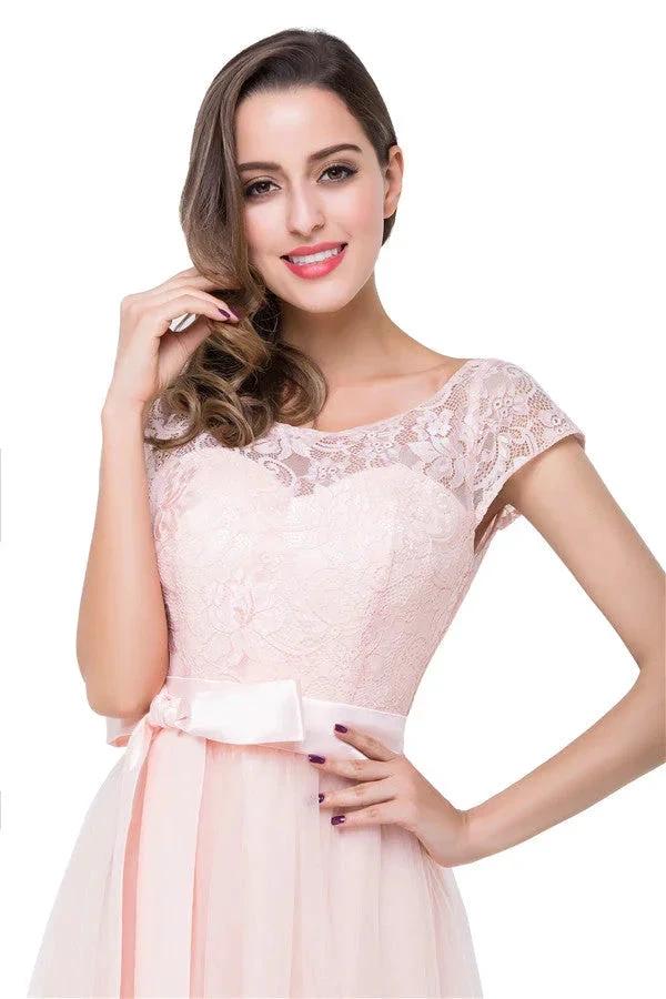 Crew Floor-length A-line Sashes Chiffon Bridesmaid Dresses (ZD13084)