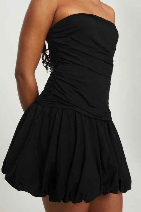 Contemporary Strapless Bodycon Mini Dress for Modern Fashion Wear