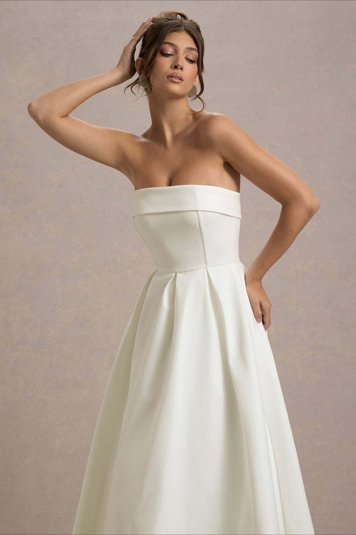 Bandage Strapless Party Dress - View 8 | VelvetHem