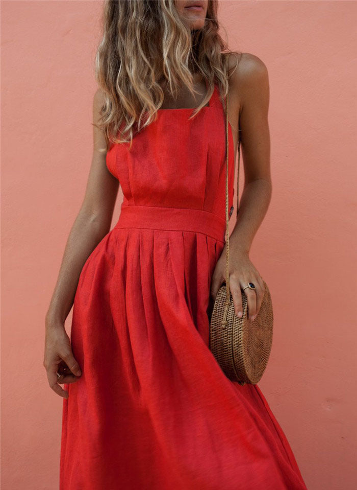 Melanie Elevated Midi Dress Premium Wardrobe Essential