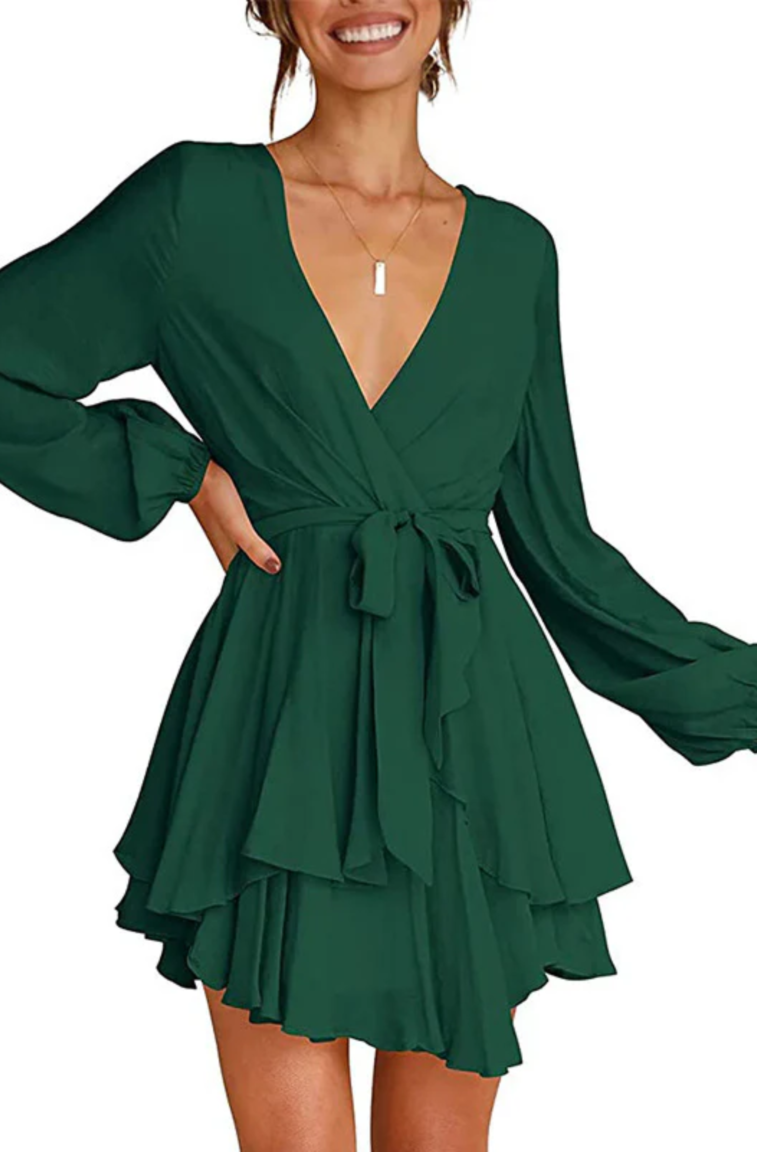 Natalia Exclusive Summer Wrap Mini Dress Boutique Collection