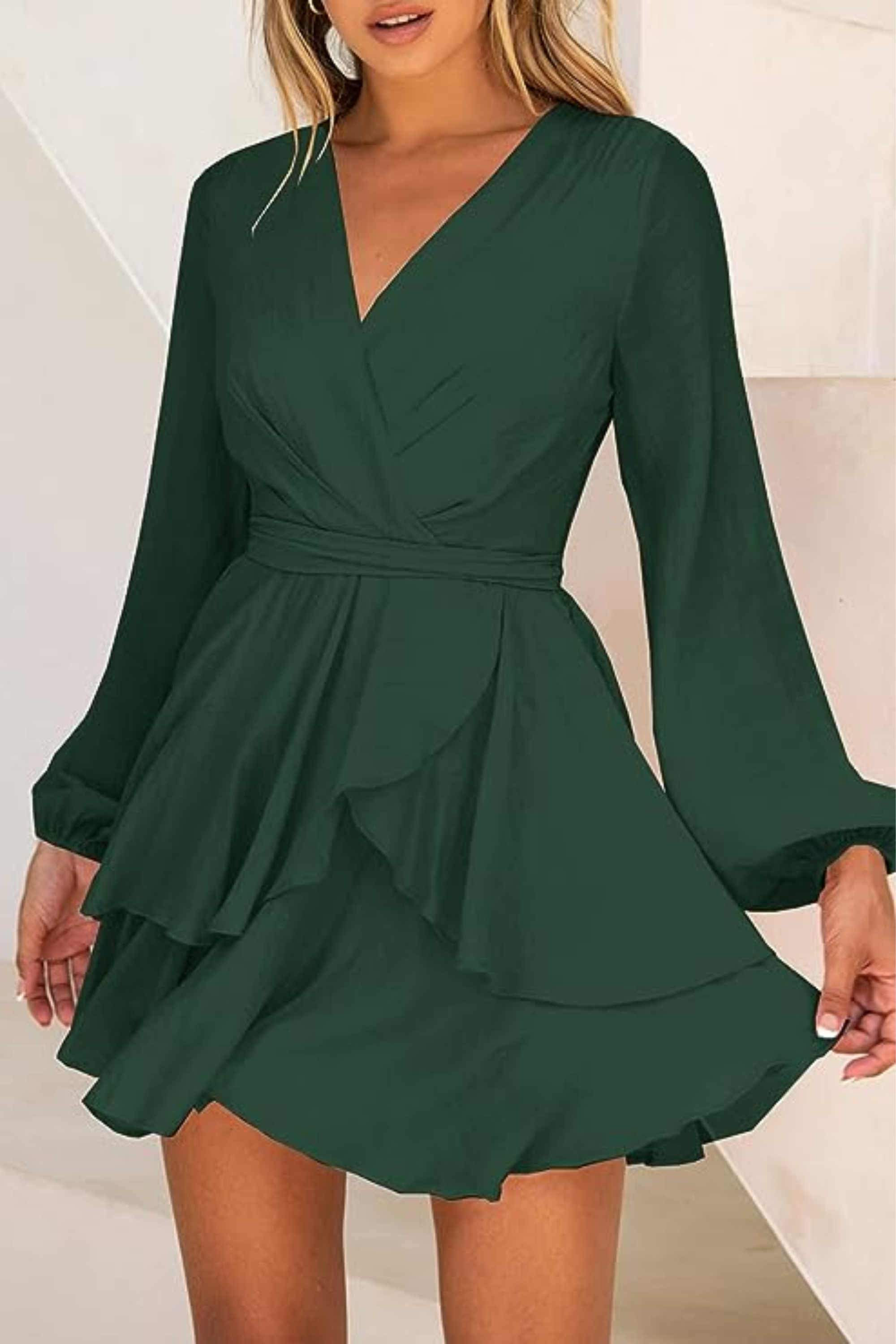 Natalia Exclusive Summer Wrap Mini Dress Boutique Collection