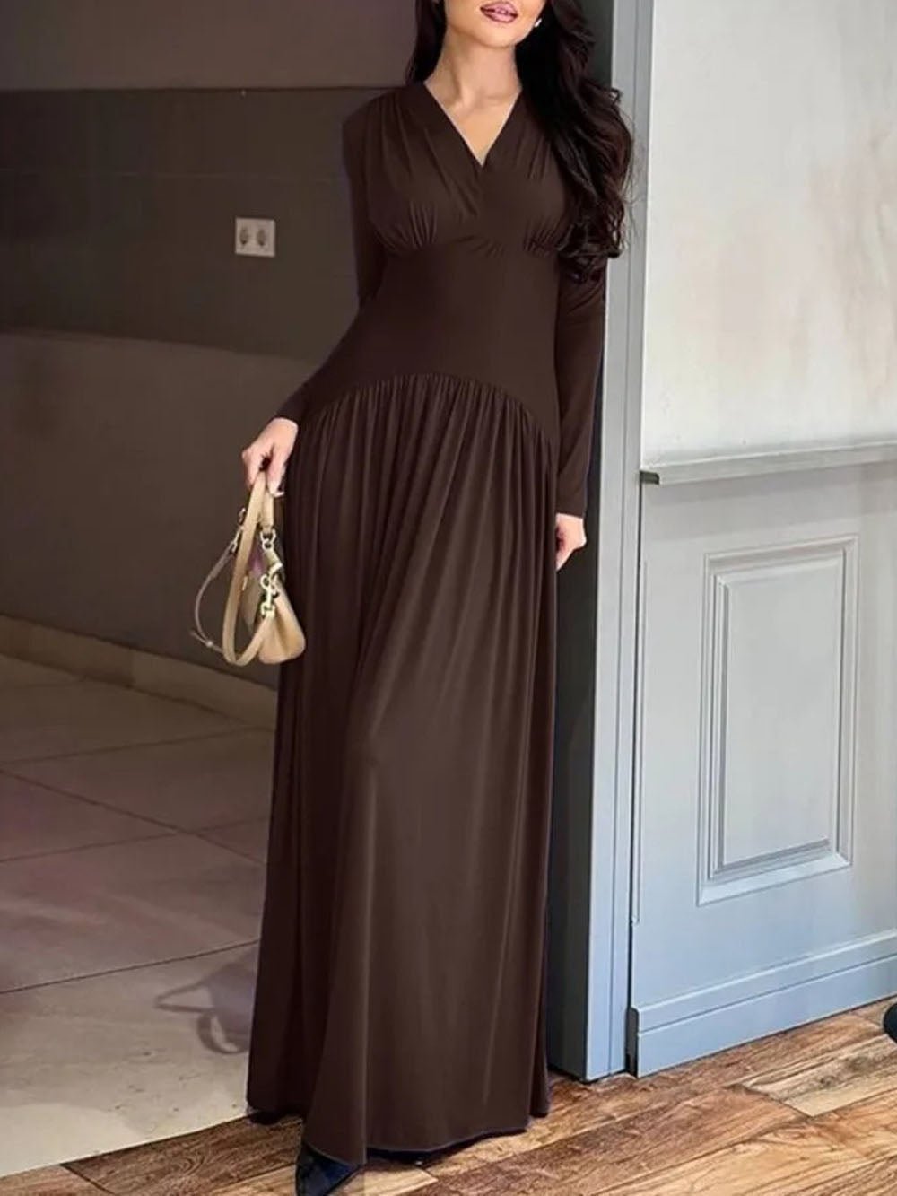 Daniela Long Sleeve Maxi Dress