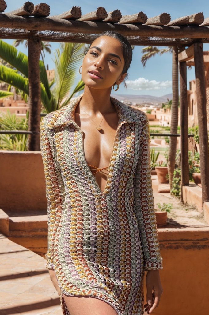Wanda Timeless Crochet V Neck Collar Maxi Dress Designer Edit