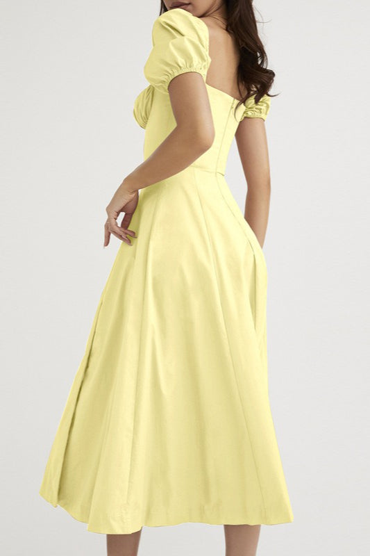 Tie Strap Split Hem Maxi Dress - View 13 | VelvetHem