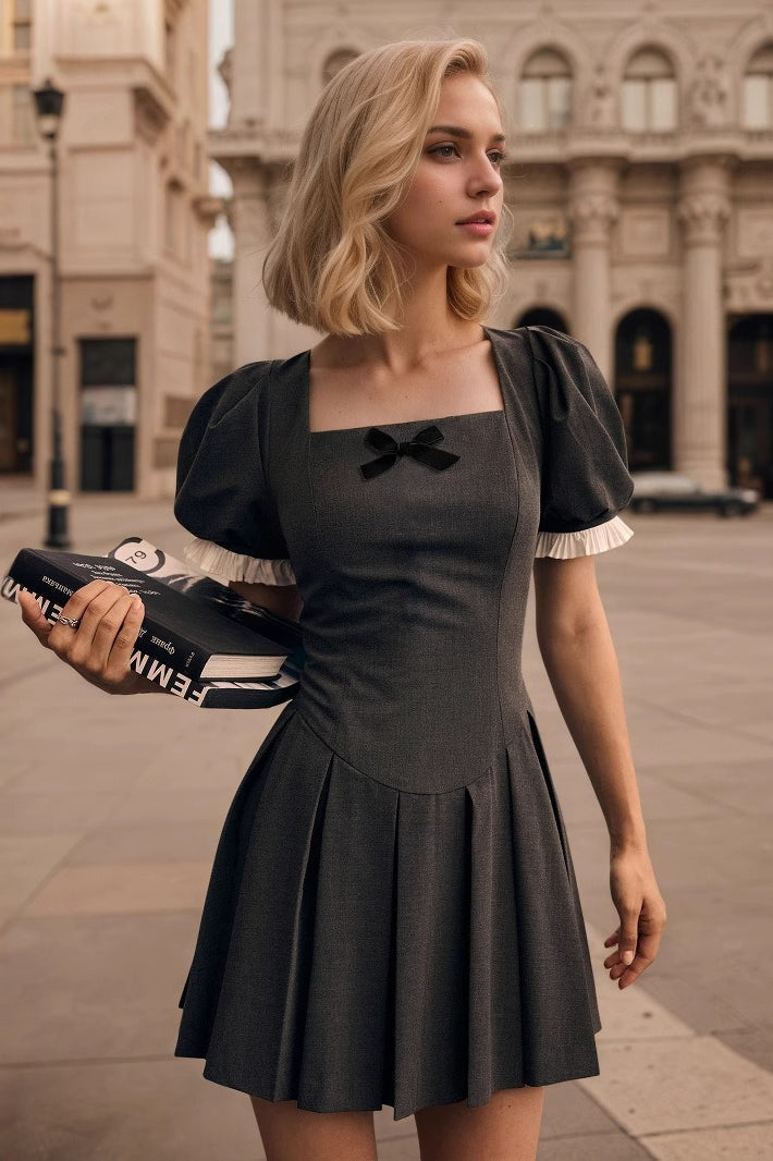 Vintage Fitted A Line Work Dress - VelvetHem
