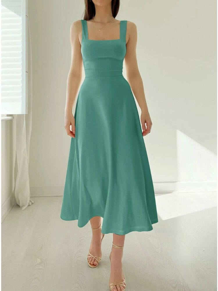 Selene Timeless Reversible Midi Dresses Premium Wardrobe Essential