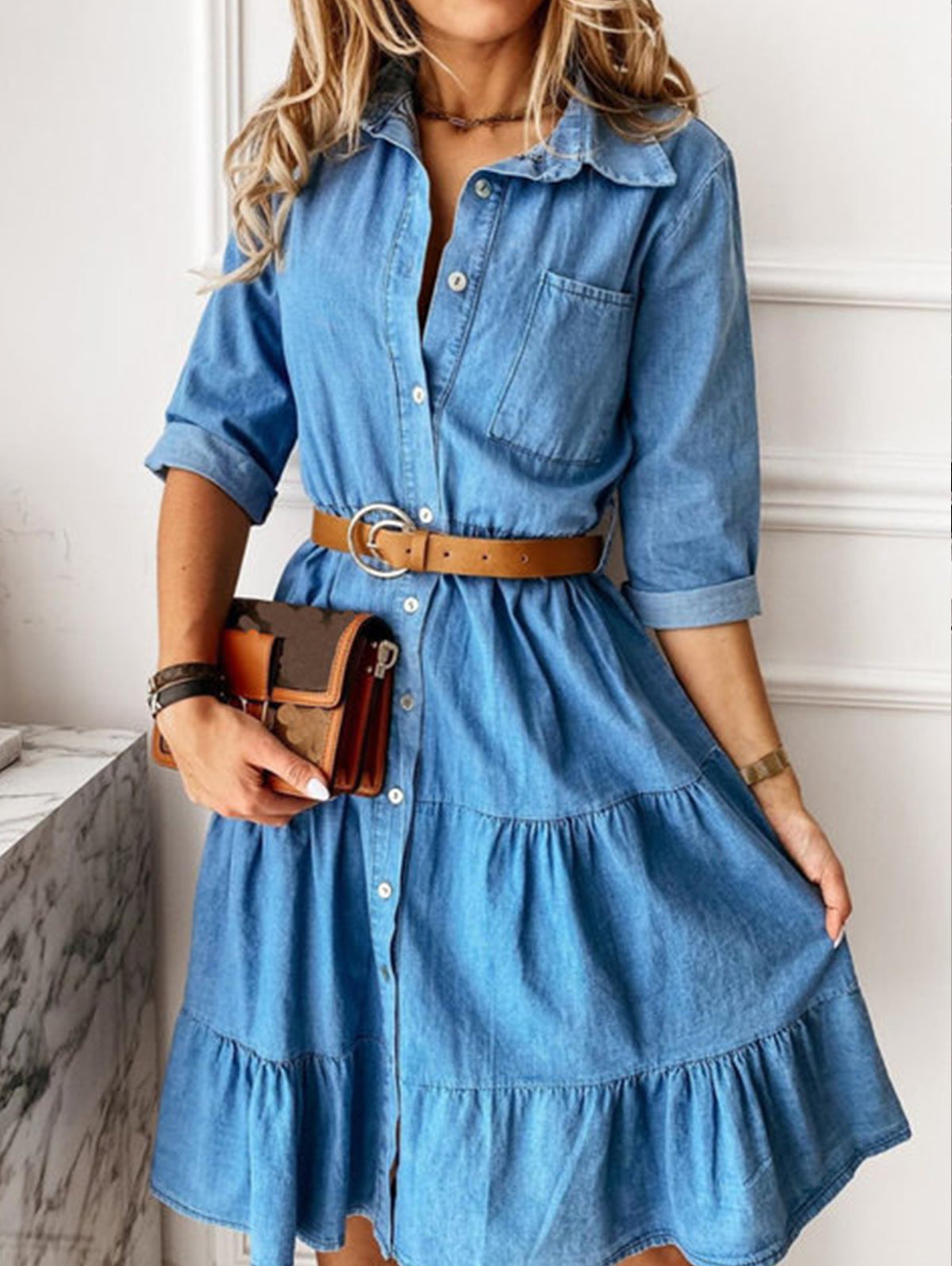 Elegantly Styled Dress for Everyday Wear