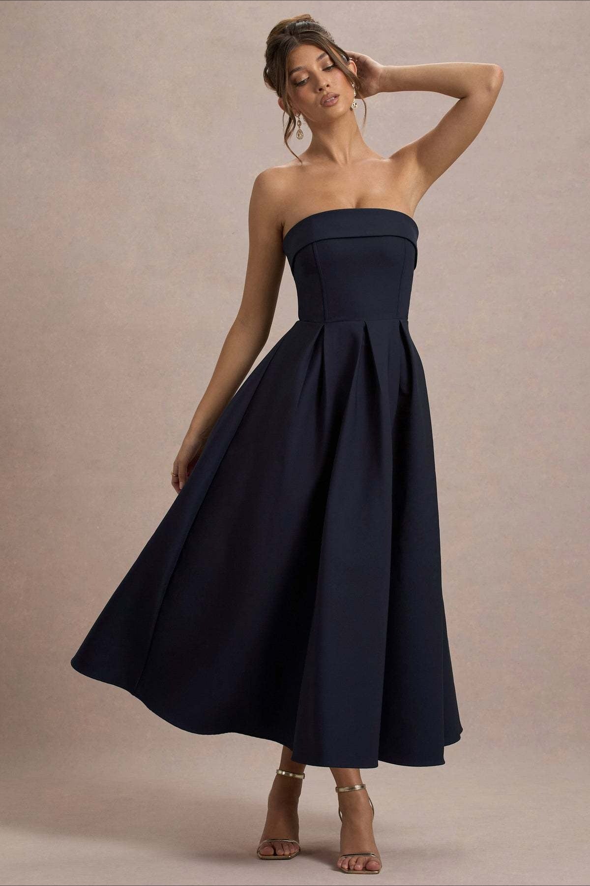 Bandage Strapless Party Dress - View 4 | VelvetHem