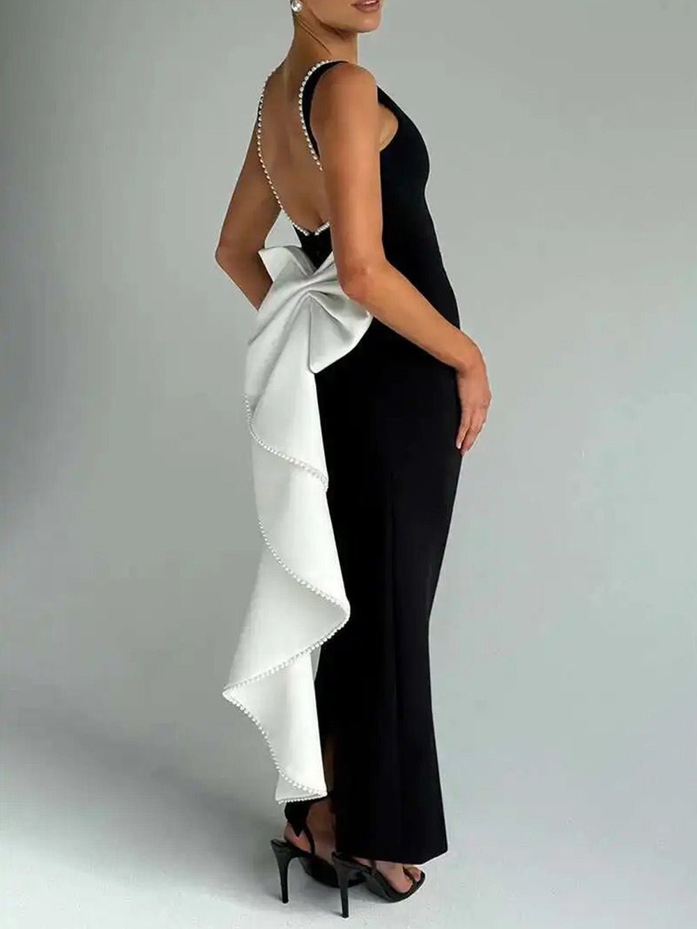 Elara Bow Back Maxi Dress