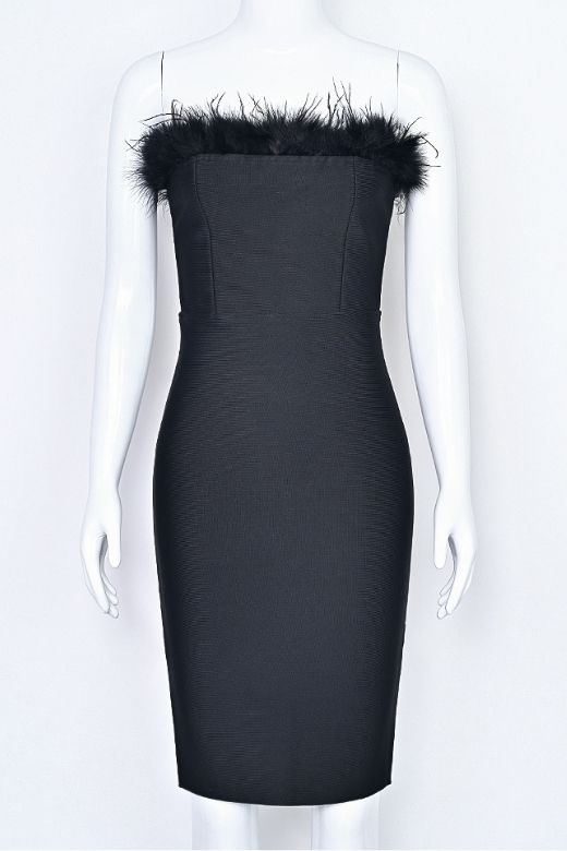 Erin Bandage Dress - Sun Yellow