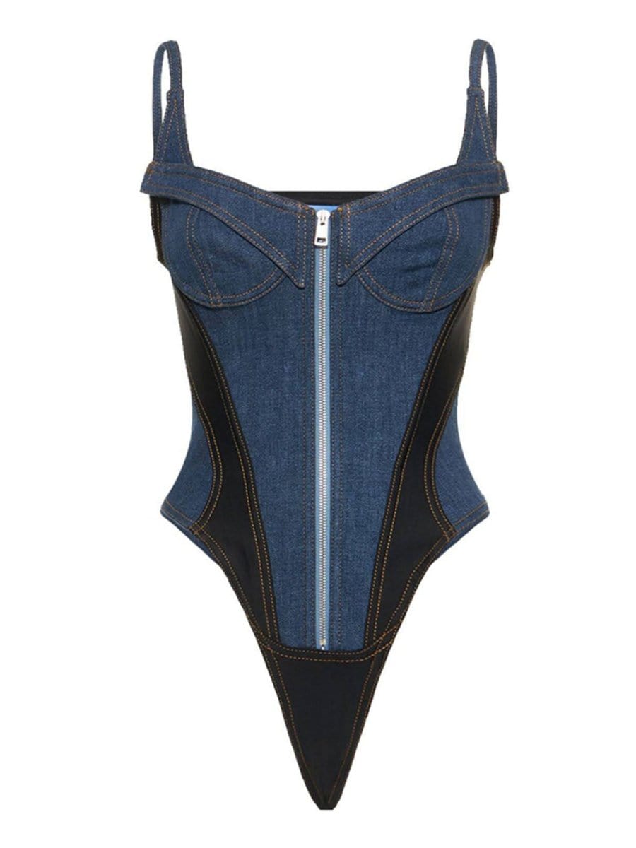 Eve Sleeveless Bodycon Playsuit - Fashion Pov