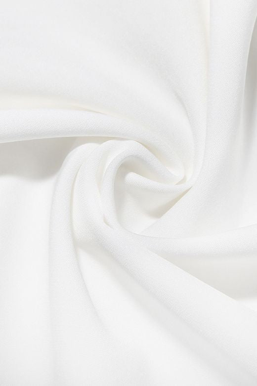 Everly Midi Dress - White Pearl