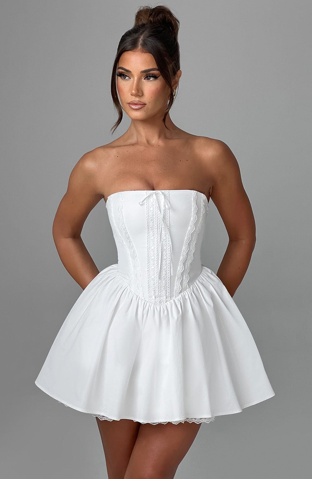 Giuliana Timeless Strapless Mini Dress Boutique Collection