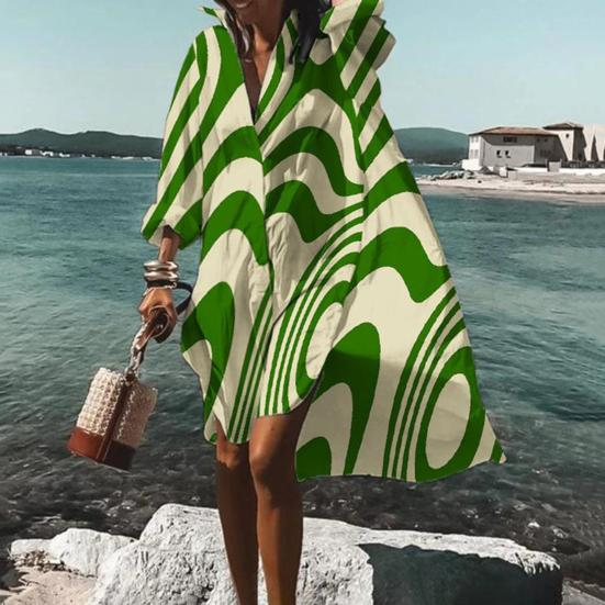 Lana Elevated Knee Length Dress with Unique Print Occasion Wear