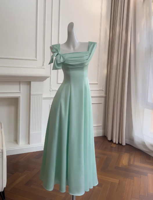 Mint Green Long Prom Dresses New Long Evening Gowns fg7206 - VelvetHem