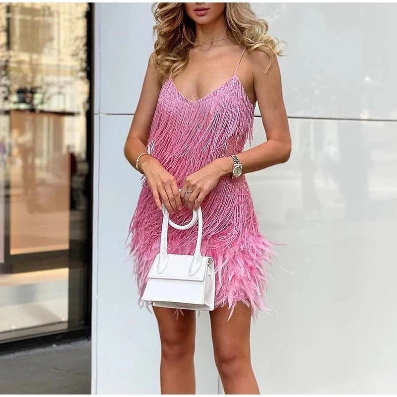 Belén Statement Festive Party Dress Mini Elevated Occasion Wear
