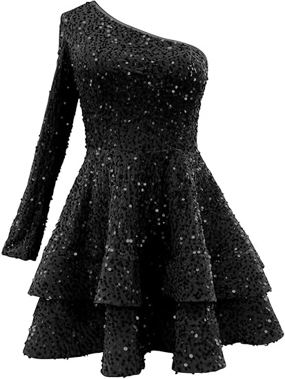 Pink Halter A-Line Sequins Short Party Dress Birthday Outfits fg7116 - View 7 | VelvetHem