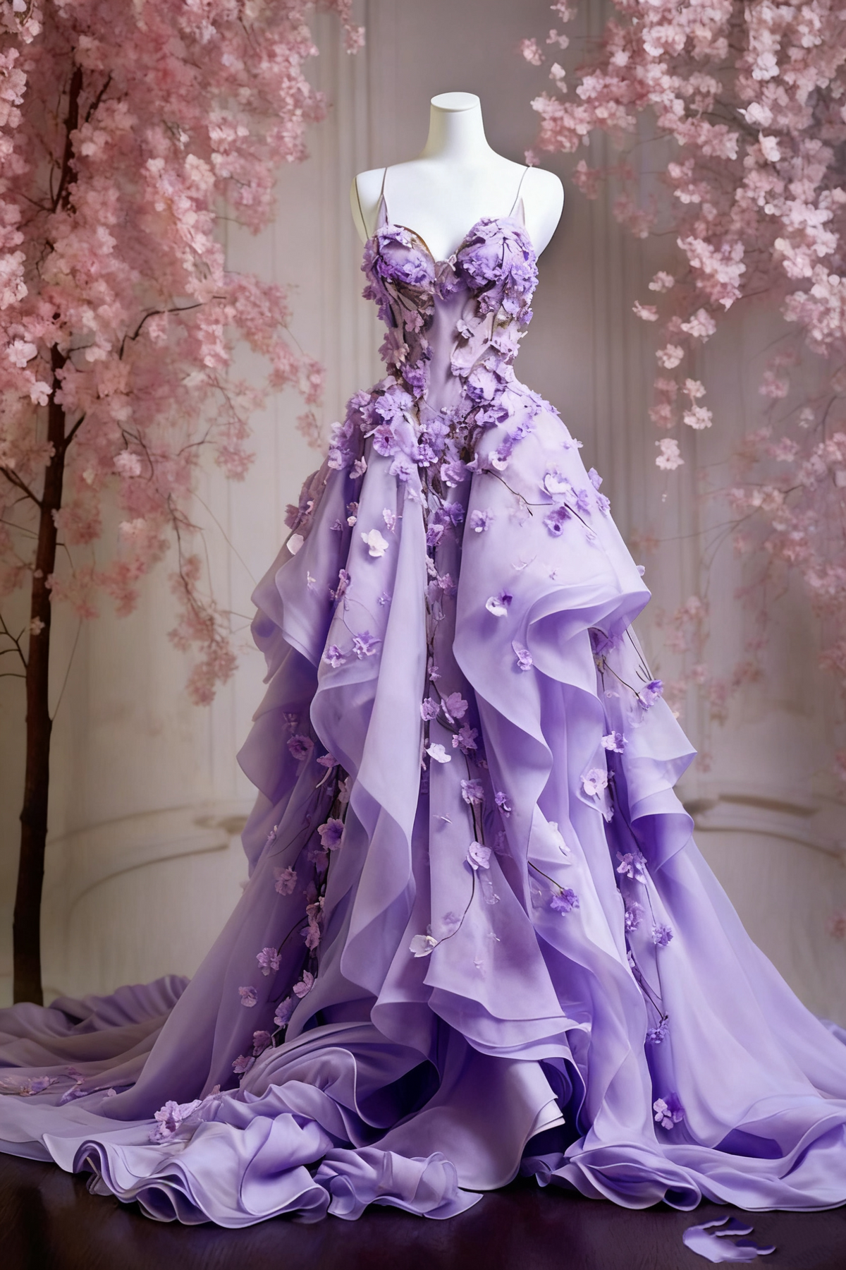 A Line Pink Tulle Long Prom Dress, Evening Formal Dress fg7242