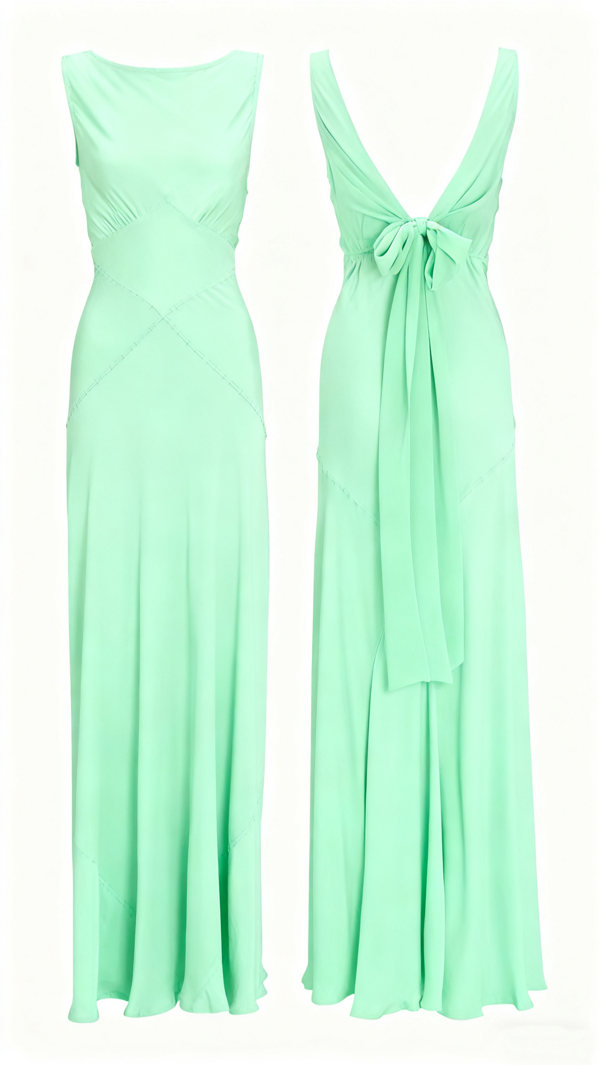Pink Chiffon V Back Long Prom Dress Elegant Bridesmaids Dress fg7333 - View 7 | VelvetHem