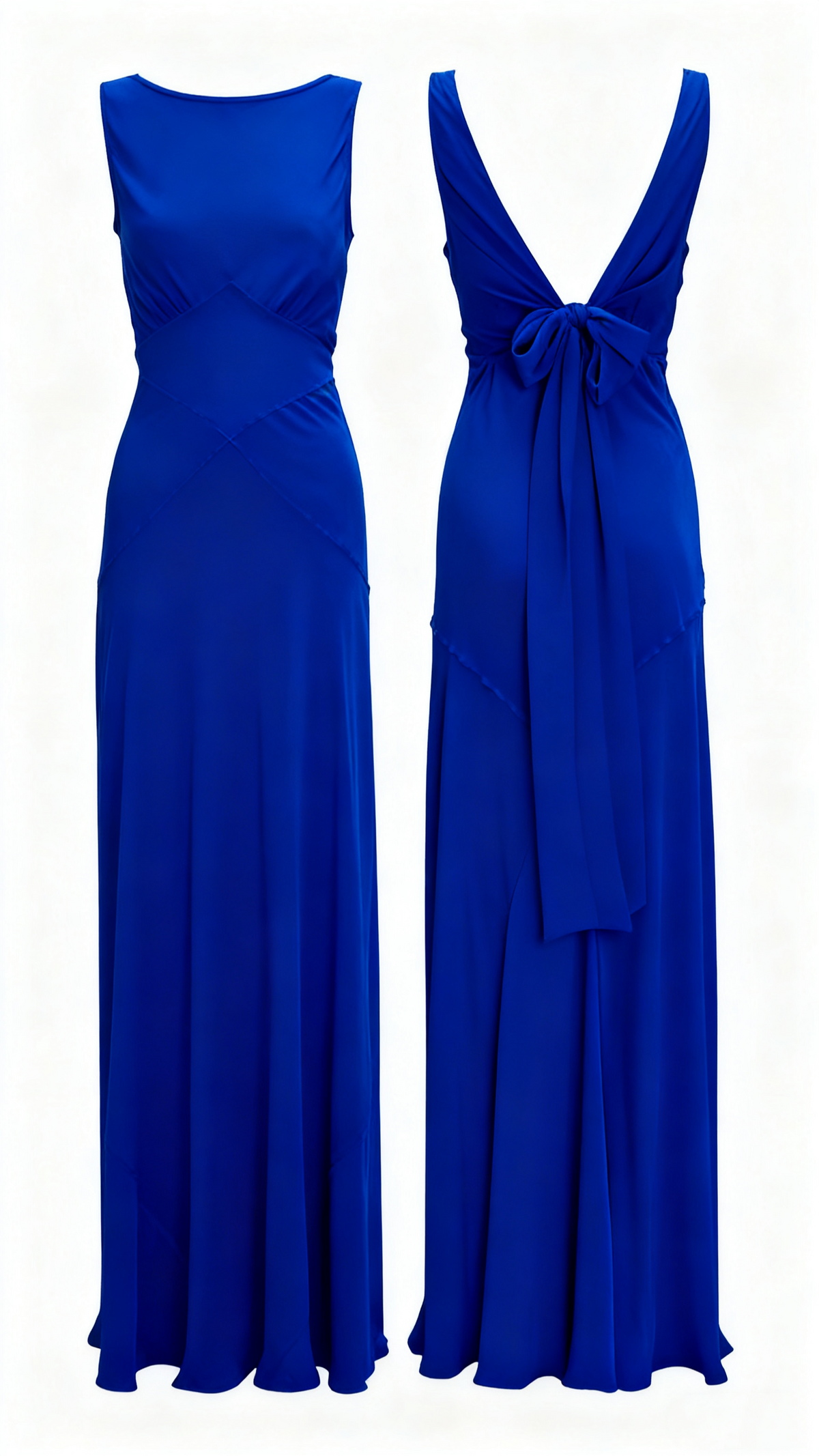 Pink Chiffon V Back Long Prom Dress Elegant Bridesmaids Dress fg7333 - View 8 | VelvetHem