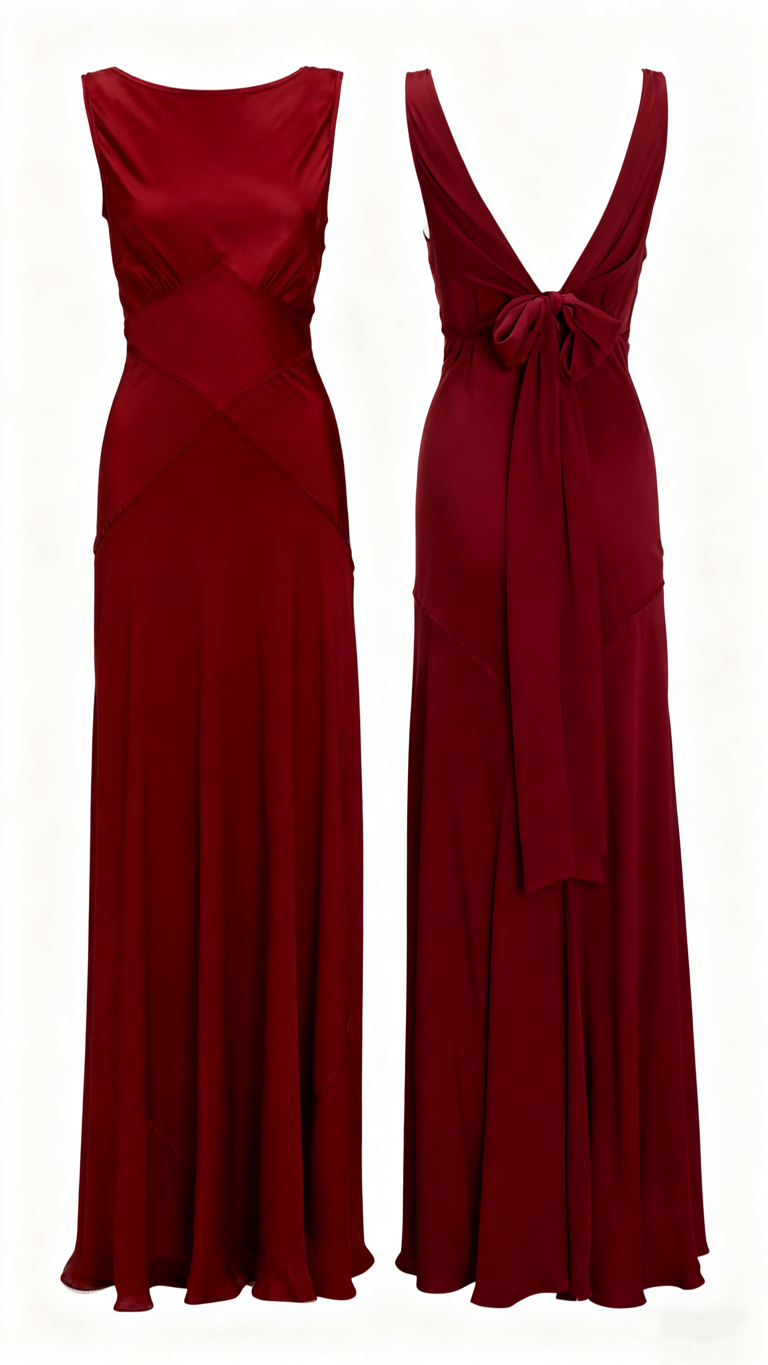 Pink Chiffon V Back Long Prom Dress Elegant Bridesmaids Dress fg7333 - View 9 | VelvetHem