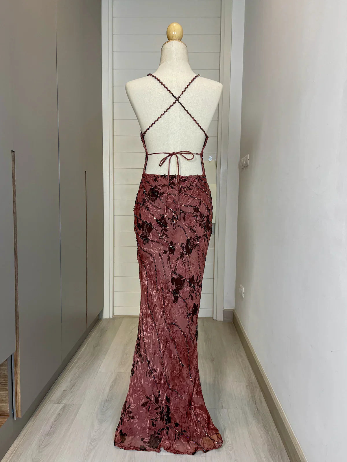 Vintage Prom Dress, Elegant Off Shoulder Evening Dress fg7335 - View 7 | VelvetHem