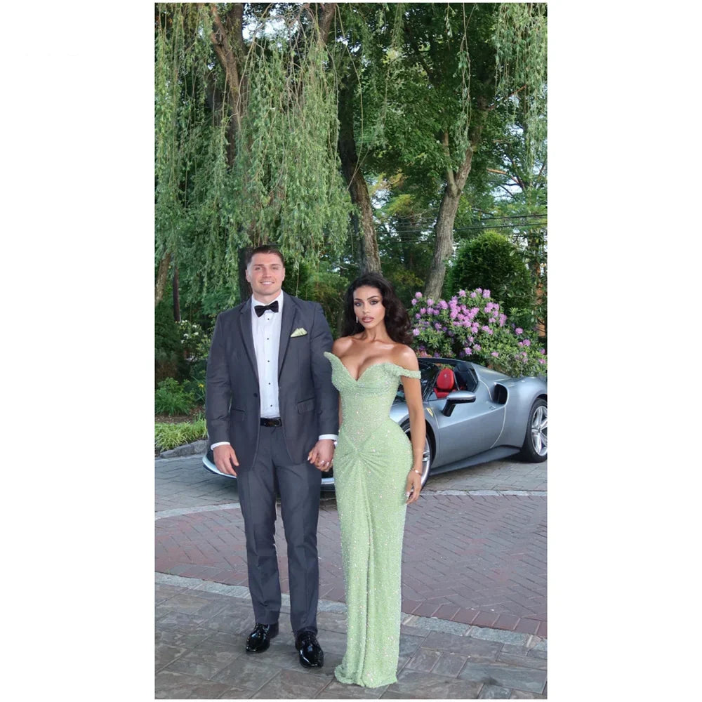 Green Elegant Long Party Dress Prom Dress New Arrive Mermaid Evening Dress