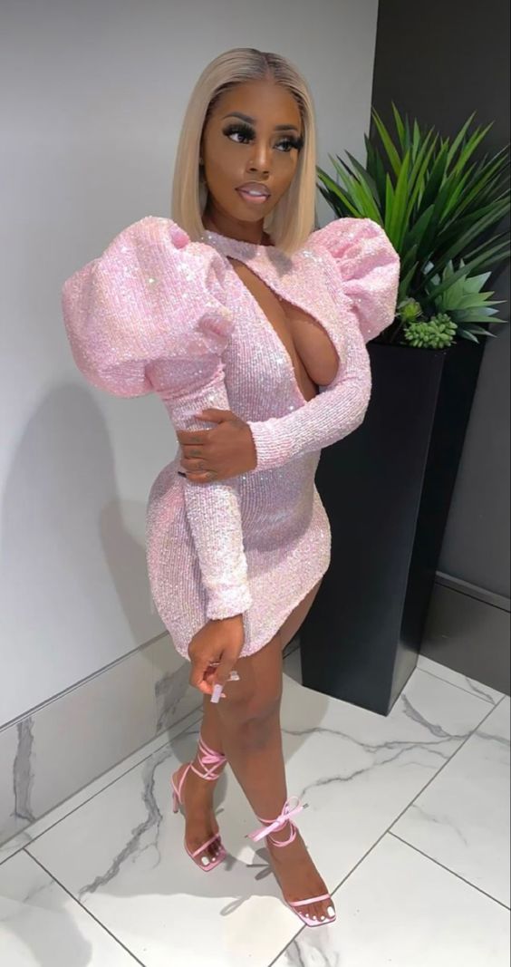 16th Birthday Outfit Black Girl Hoco dress Cocktail Dress Charming Party Dress - VelvetHem