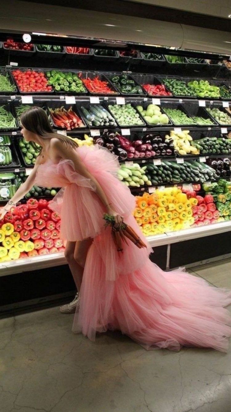 Charming Pink Tulle Hi-low Prom Dress,Strapless Pink Evening Dress Y1316 - VelvetHem