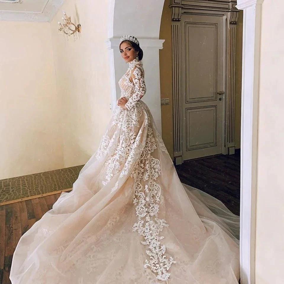 Gorgeous Sweetheart Lace Tulle Mermaid Spring Summer Wedding Dress (ZD16598)