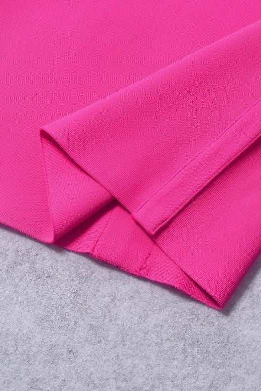 Iris Bodycon Dress - Hot Pink