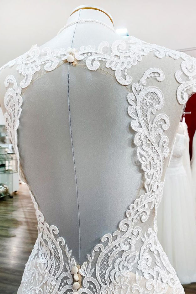 Ivory Sweetheart Lace Mermaid Wedding Dresses (ZD17541)
