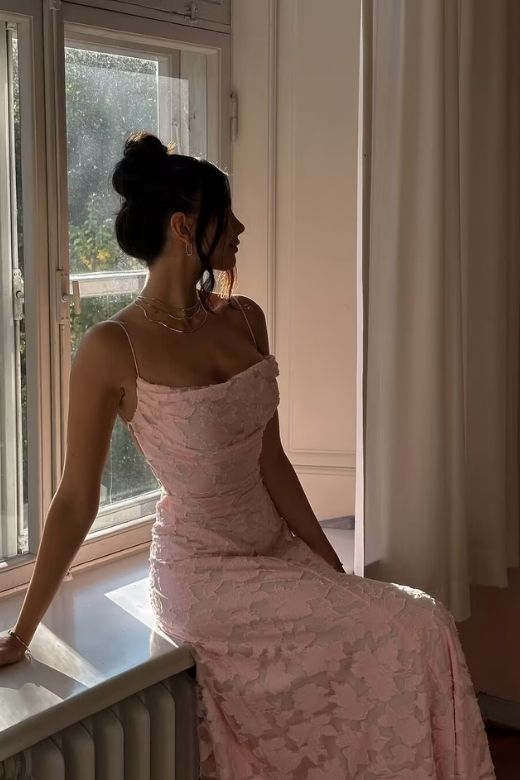 Ivy Bodycon Maxi Dress - Red Wine