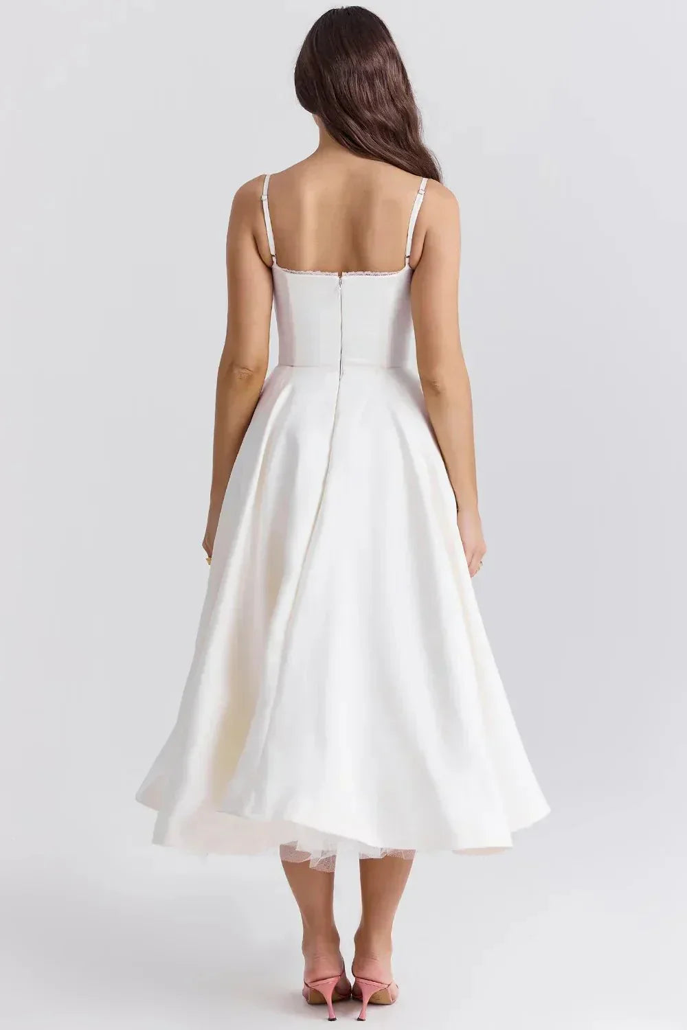 Daniela Elegant Midi Dress for Women Sophisticated Look
