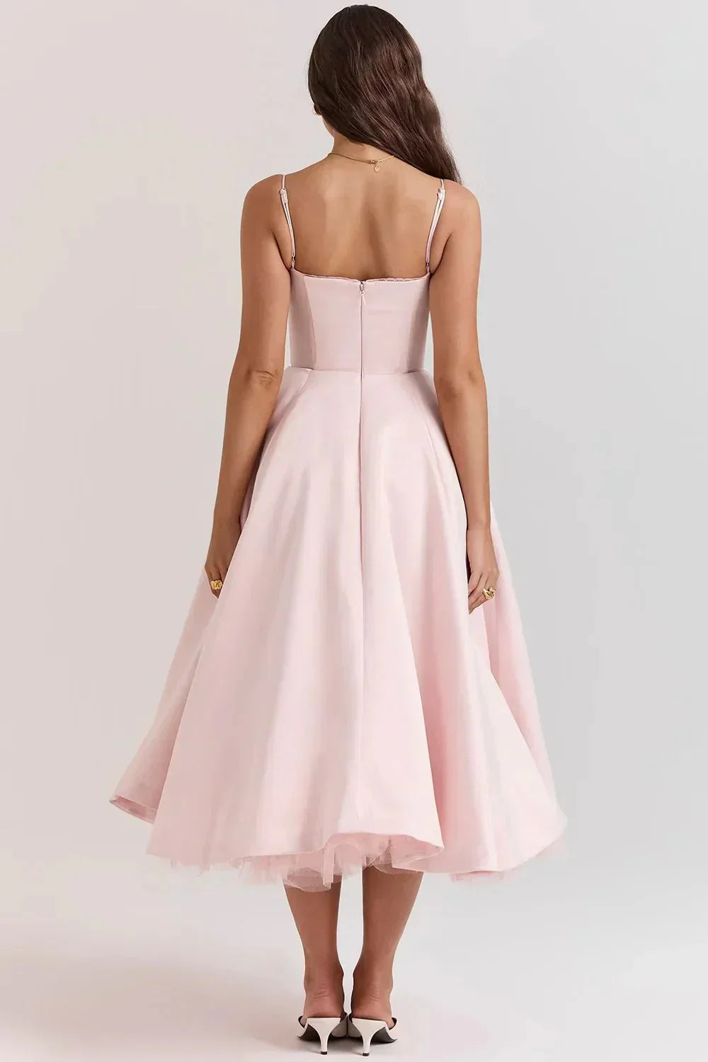 Daniela Elegant Midi Dress for Women Sophisticated Look