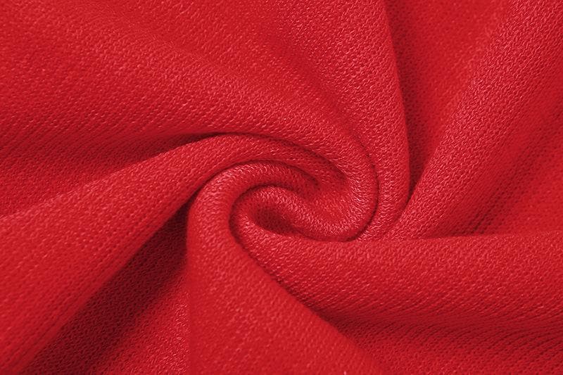Solid halter bowknot applique slit gloves midi dress