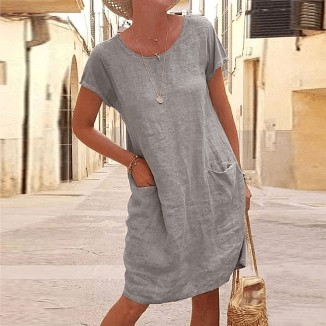 Isabel Stylish Linen Dress for Women Trendy Daily Look