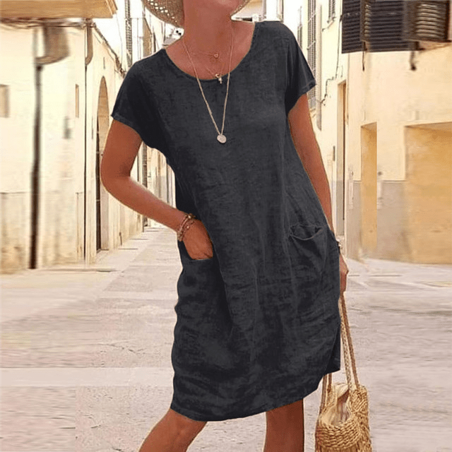 Isabel Stylish Linen Dress for Women Trendy Daily Look