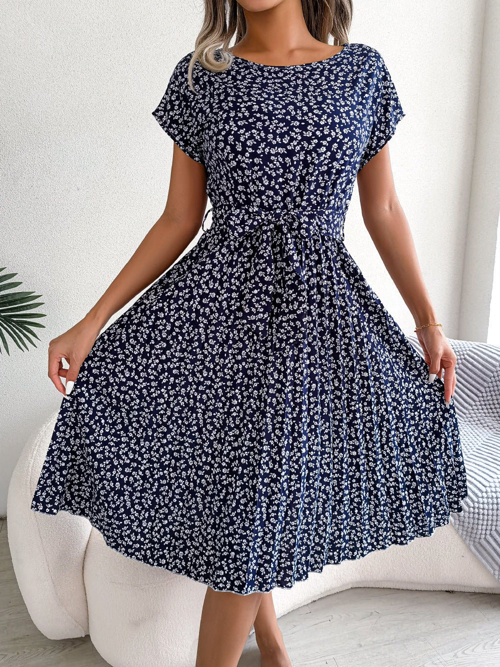 Paloma Elegant Summer Dress with Floral Print for Women Stylish Outfit