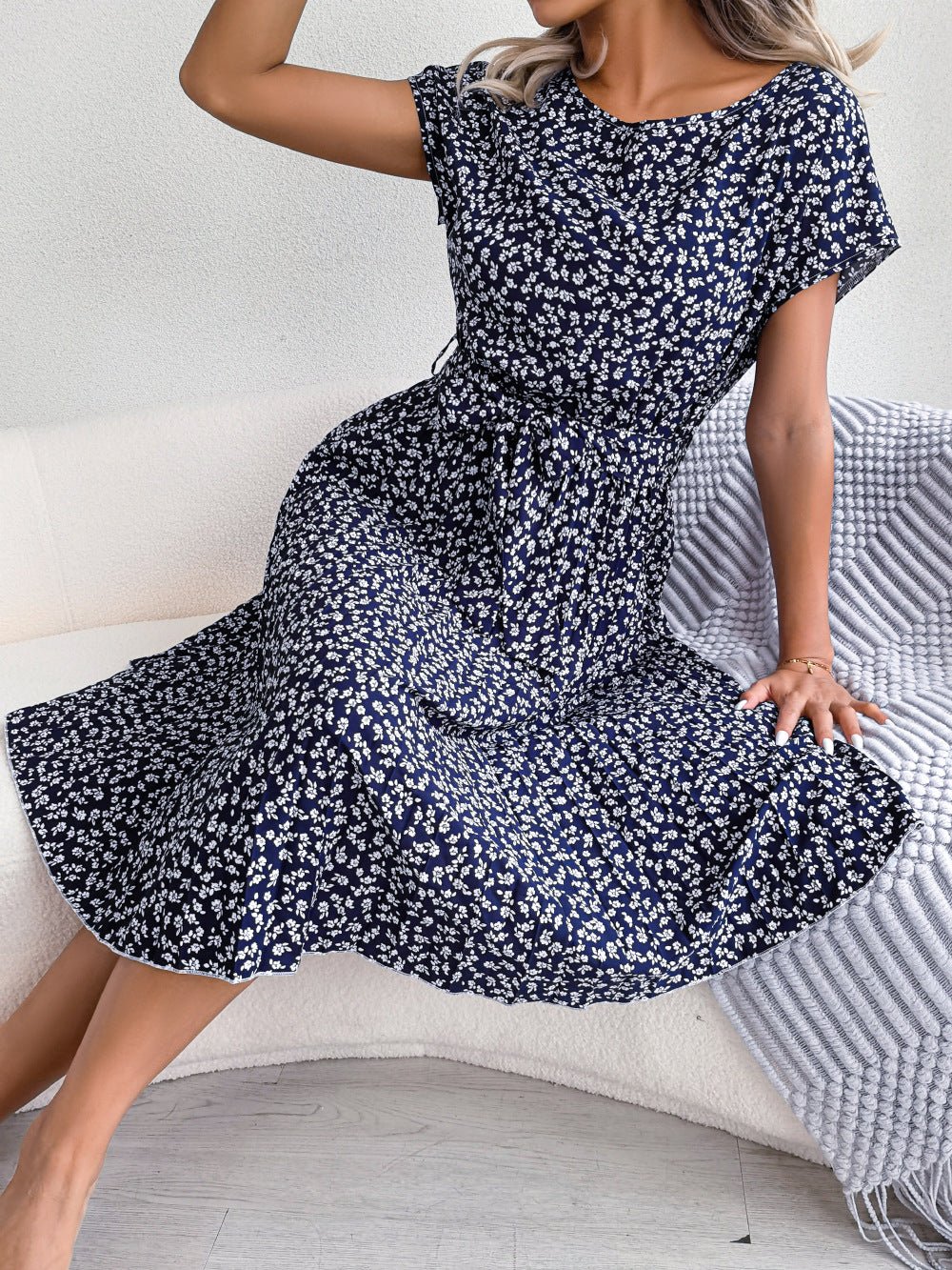 Paloma Elegant Summer Dress with Floral Print for Women Stylish Outfit