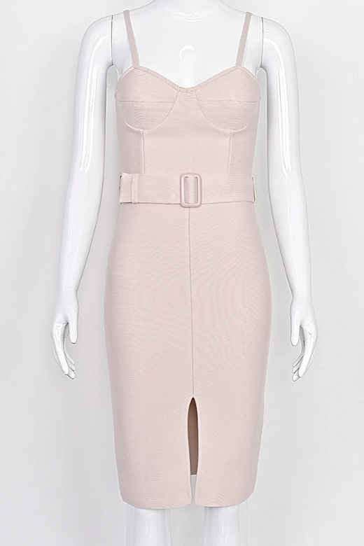 Lana Bandage Dress - Cream