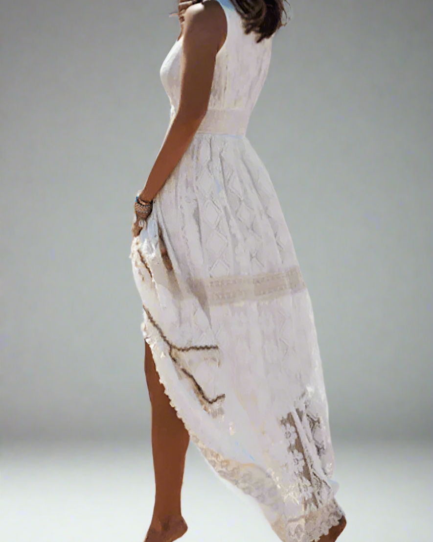Claudia Airy Boho Maxi Dress for Warm Summer Days for Women