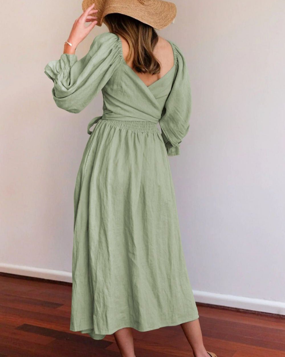 Vanessa Airy Summer Dress Made of Cotton for Women Vacation Beach Look