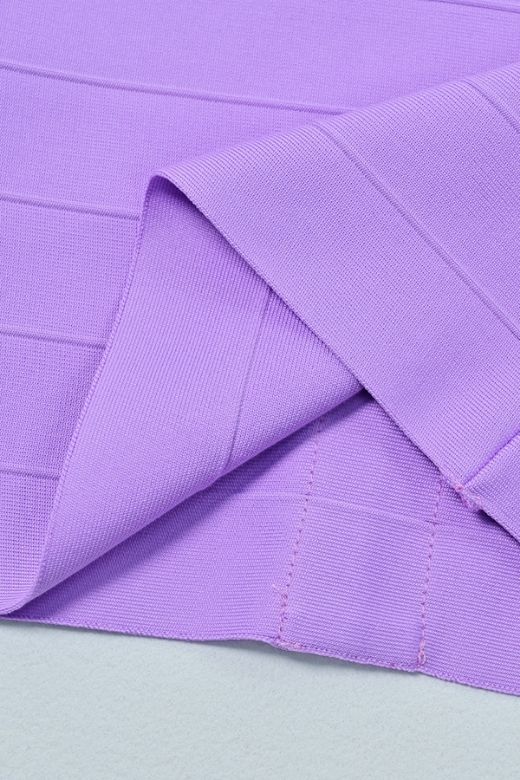 Madison Bandage Mini Dress - Violet Purple