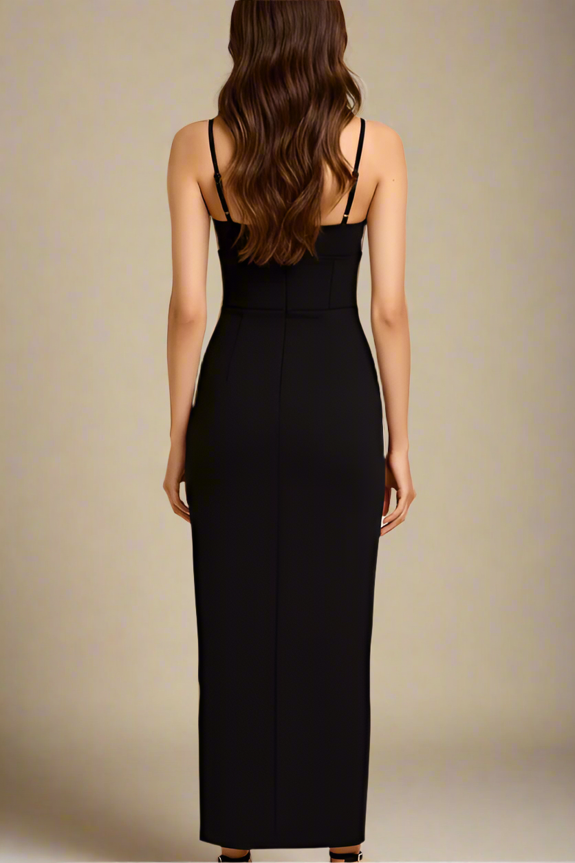 Milan Bandage Midi Dress - Classic Black