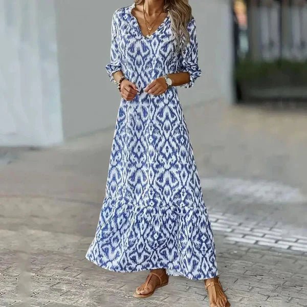 Norma Half Sleeve Maxi Dress for Women Special Occasion Look