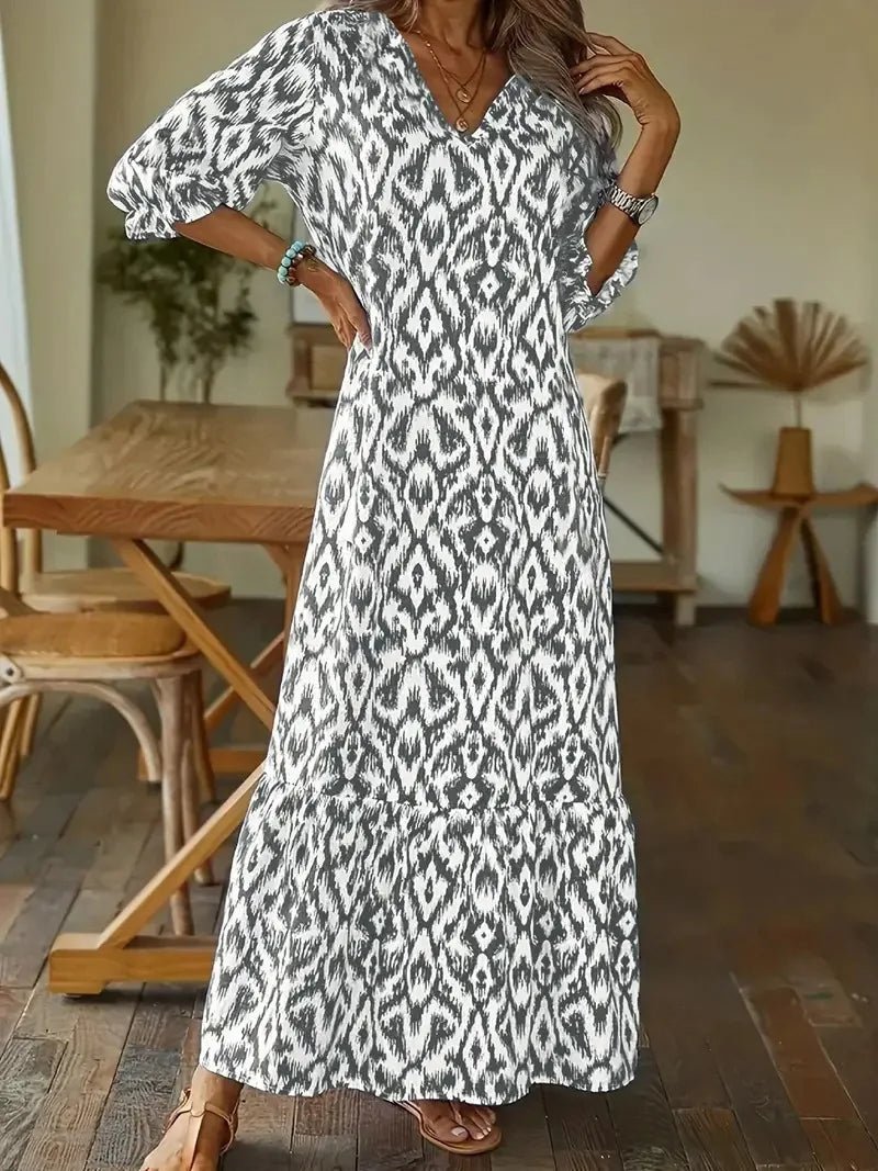 Norma Half Sleeve Maxi Dress for Women Special Occasion Look