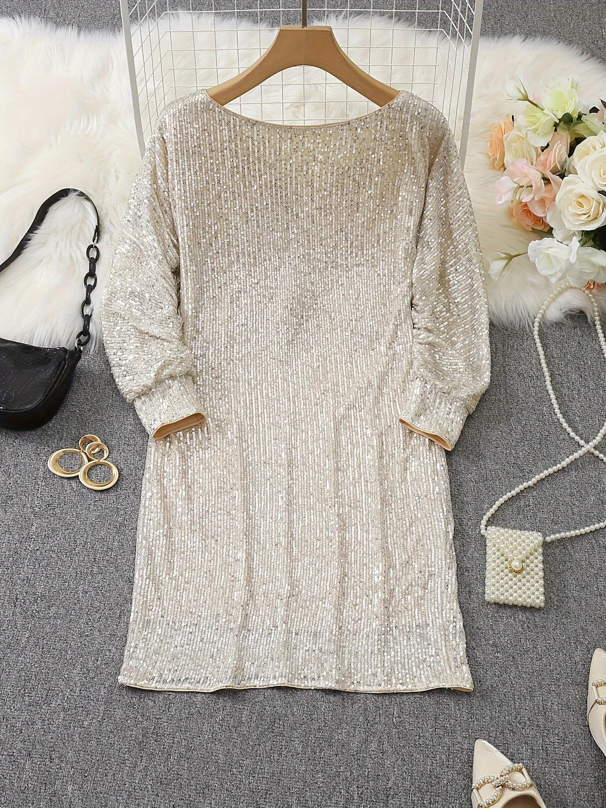 Tatiana Exclusive Radiant Sequin Dress for the Holidays Boutique Collection