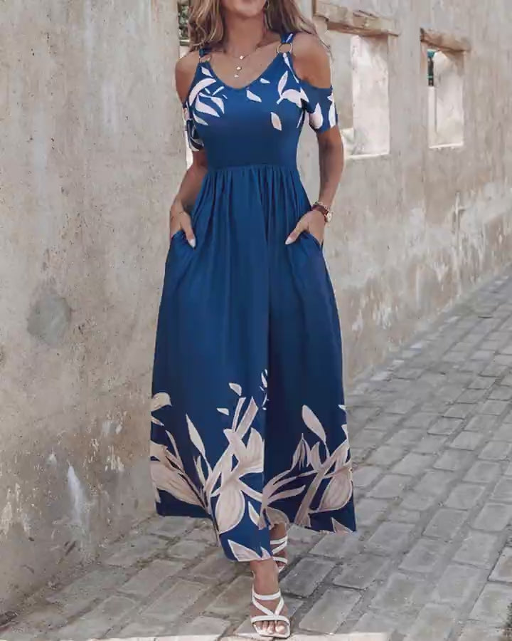 Eva Chic Off Shoulder Summer Dress Designer Edit